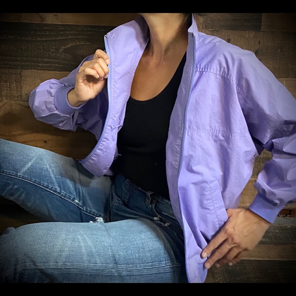 Vintage lavender Nordstrom Active Sports bomber